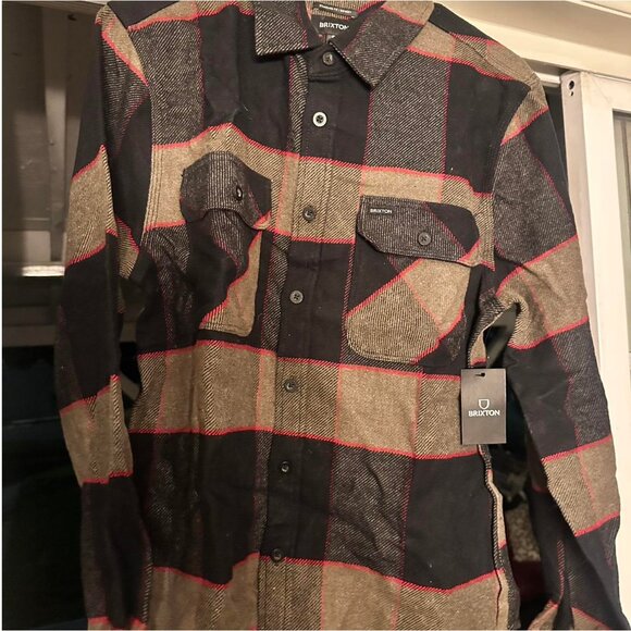 Brixton Flannel New With Tags Men Size Small - Picture 4 of 6
